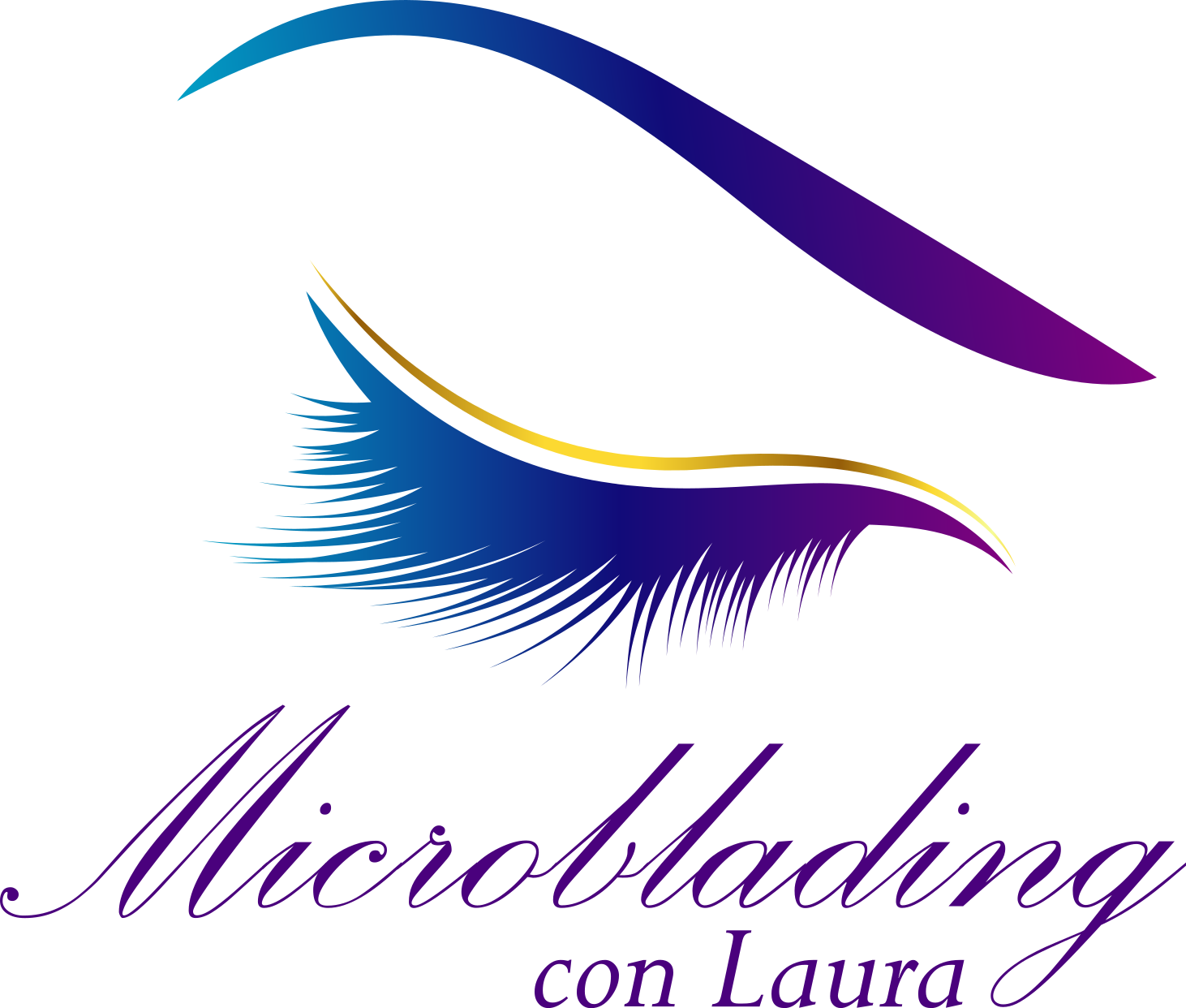 Vinilo de moda Microblading Gradiente - TenVinilo