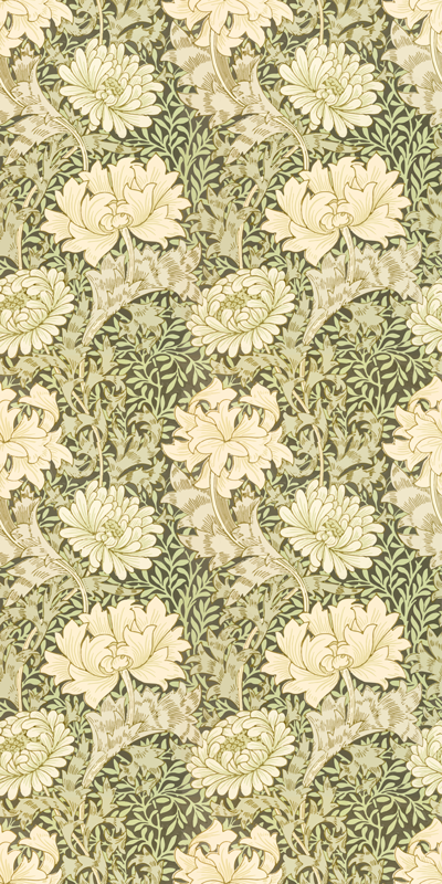 Modern style chrysanthemum furniture decal - TenStickers