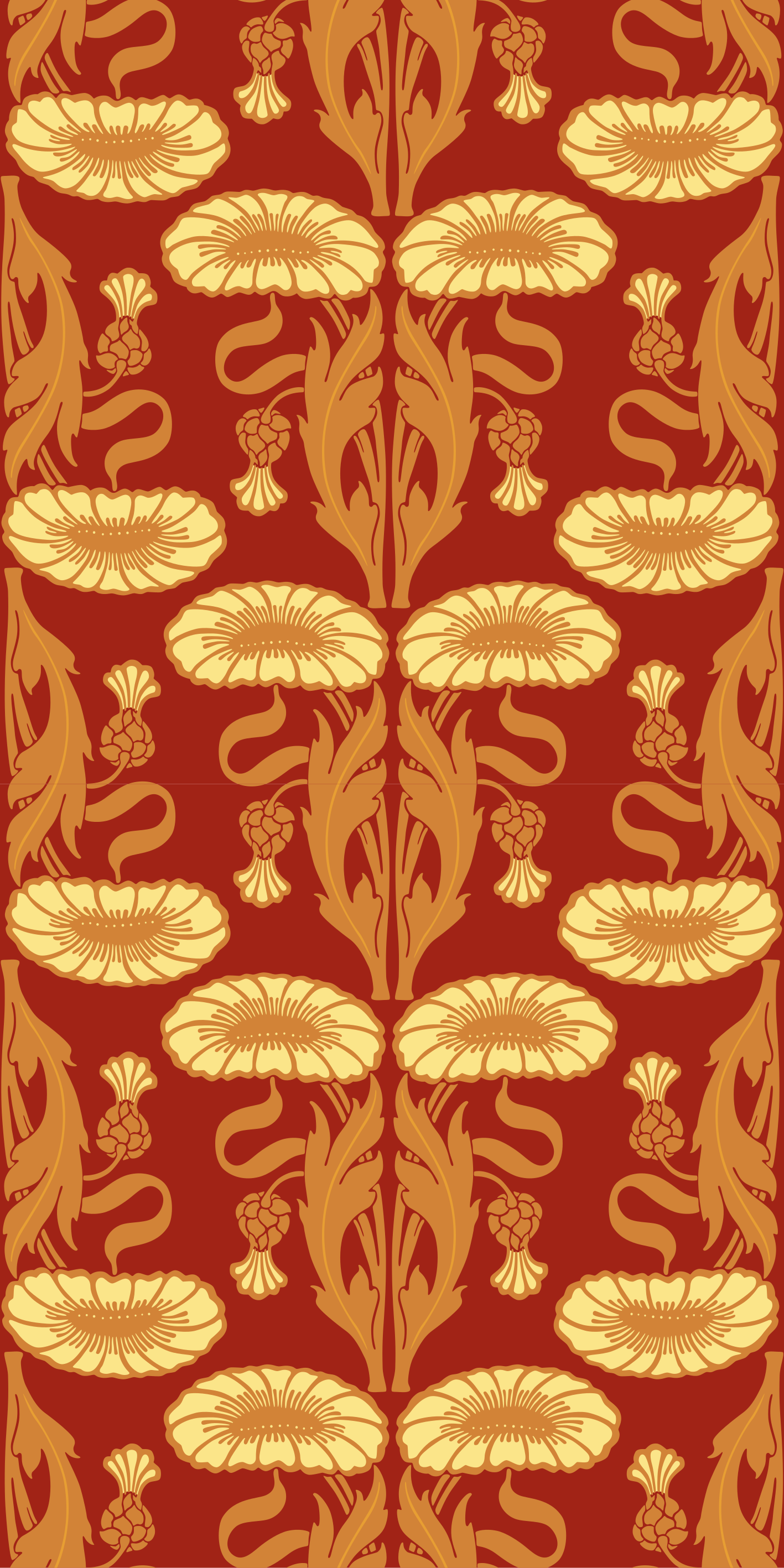 Modern style ornament pattern furniture decal - TenStickers