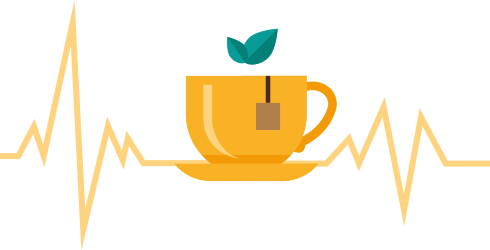 Pulse tea drink vinyl sticker - TenStickers