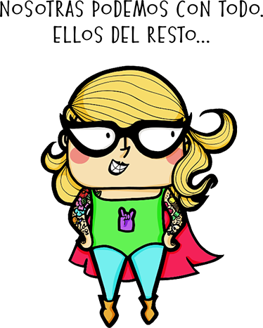 Vinilo decorativo superheroína - TenVinilo