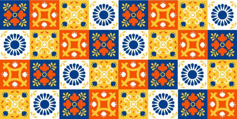 Lámina adhesiva mosaico hidráulico - TenVinilo