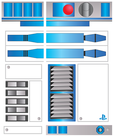 Tenstickers R2D2 Star Wars Ps4 Sticker tenstickers kopen in de aanbieding Tenstickers R2D2 Star Wars Ps4 Sticker tenstickers kopen in de aanbieding