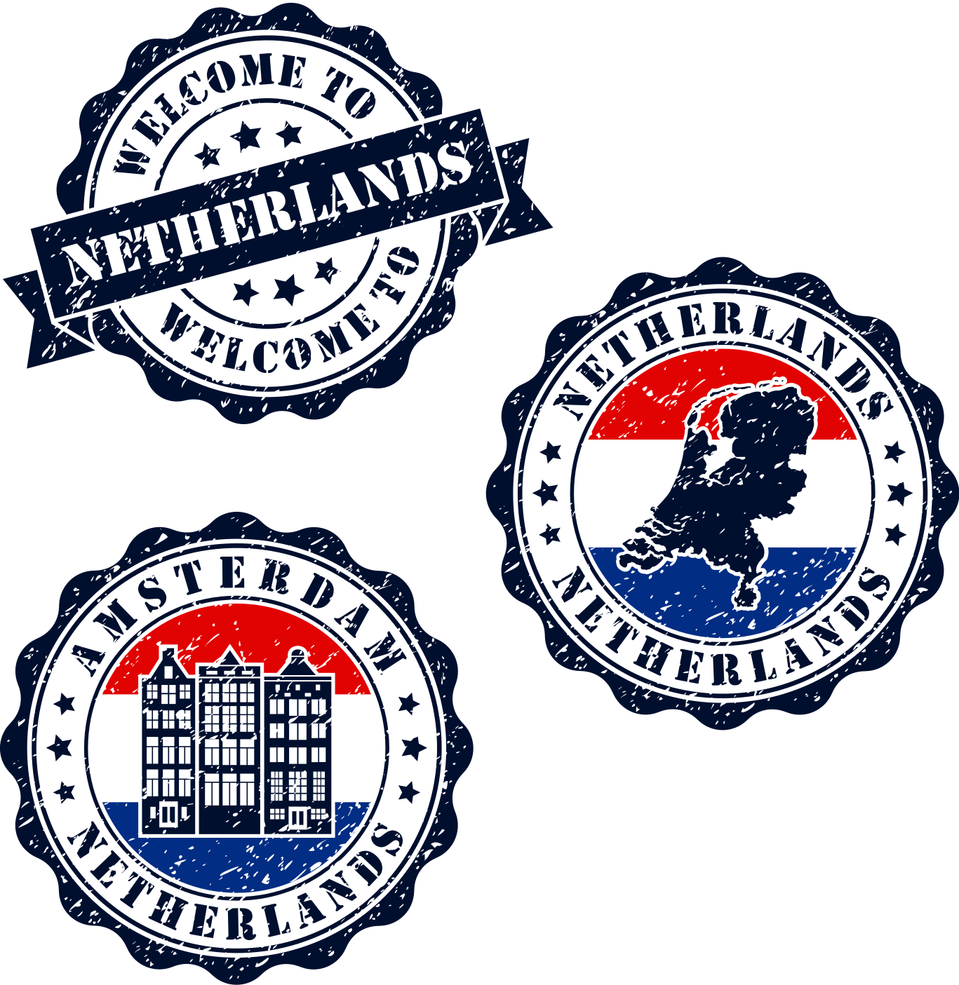 Camper stickers oud Hollands - TenStickers