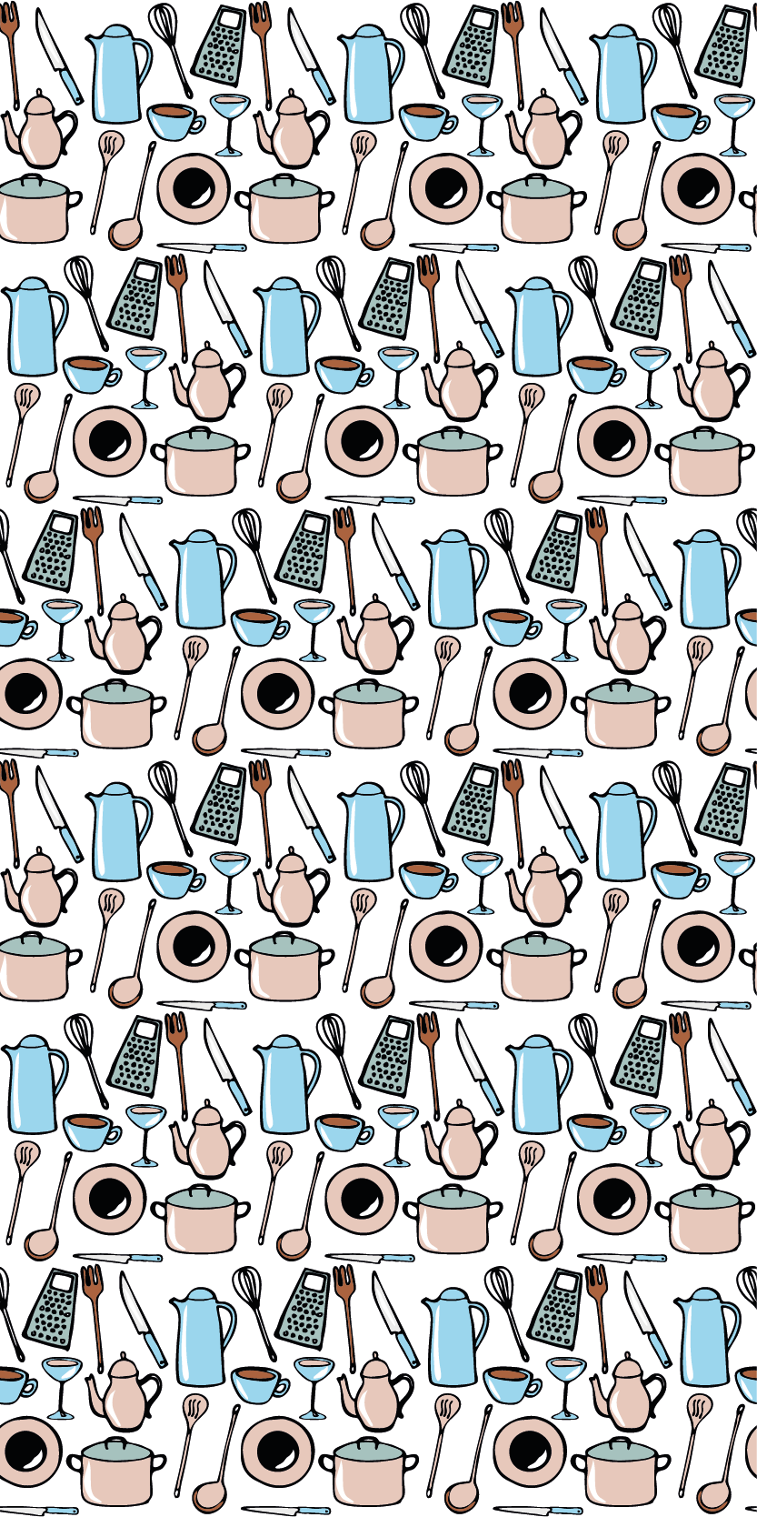 Koelkast sticker keuken apparatuur - TenStickers