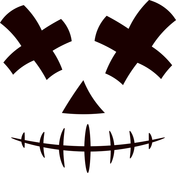 Helm stickers smiley doodshoofd - TenStickers