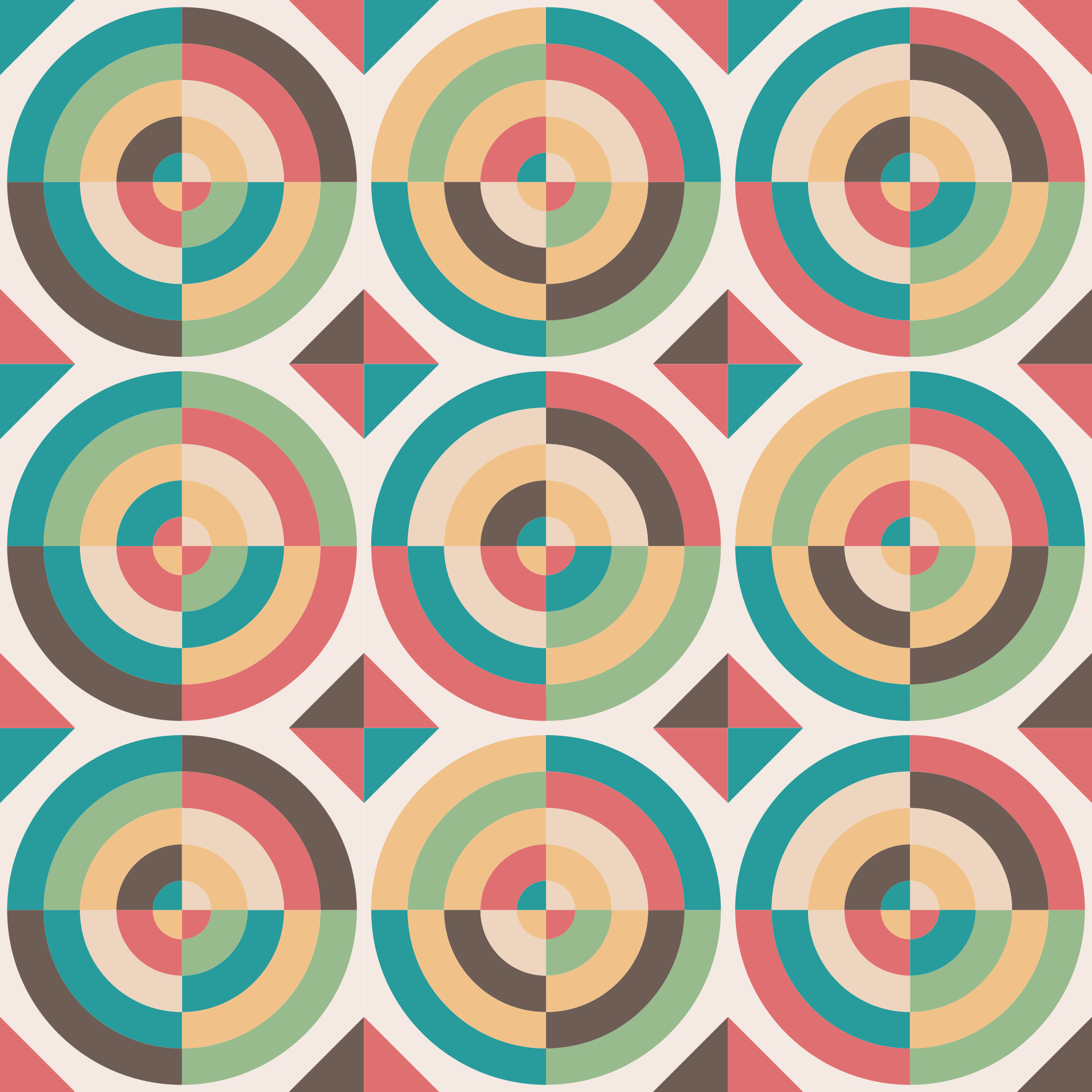 Geometrie tegelsticker voor keuken - TenStickers