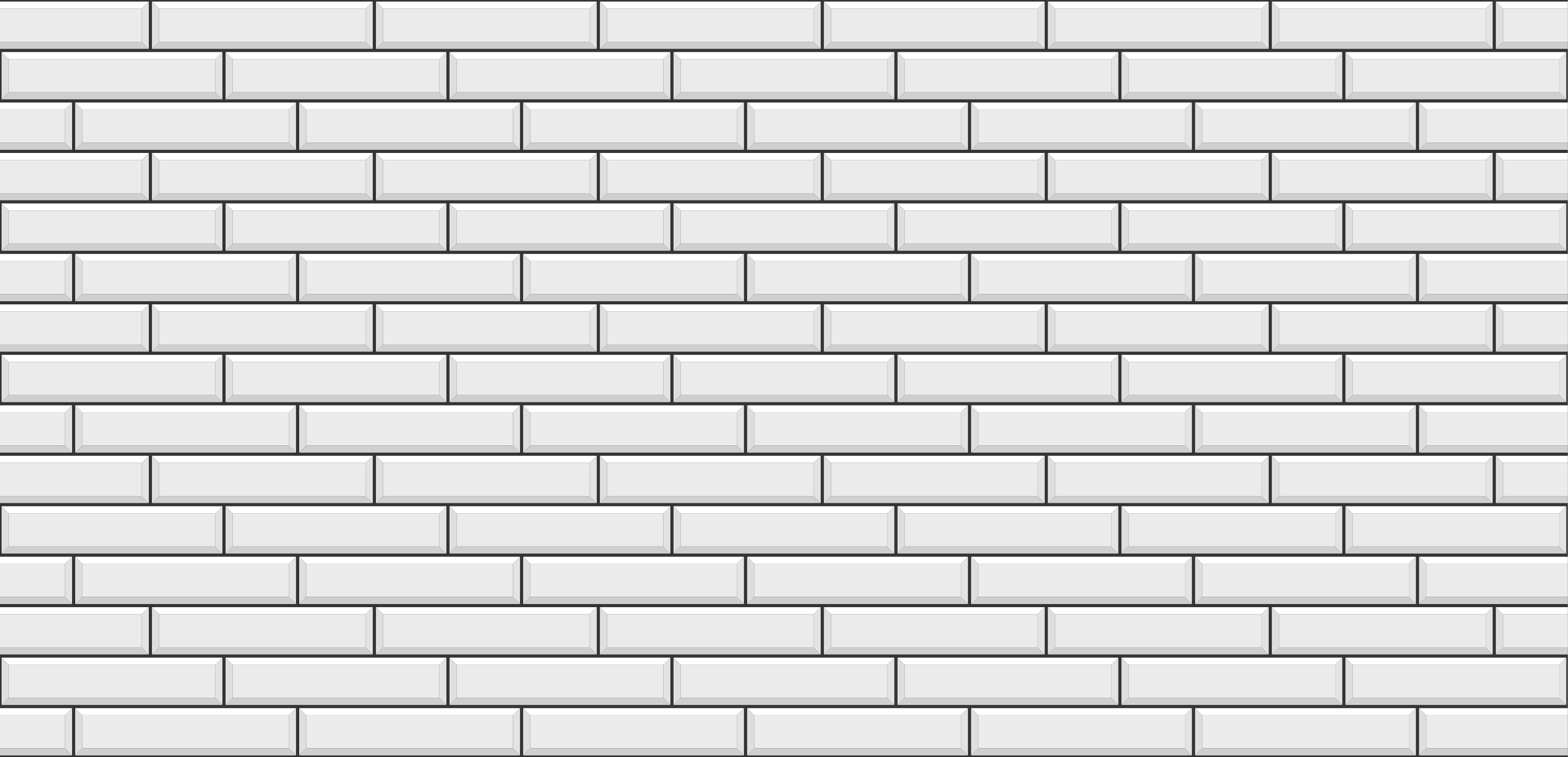 Muursticker keuken witte rechthoekige tegels textuur - TenStickers