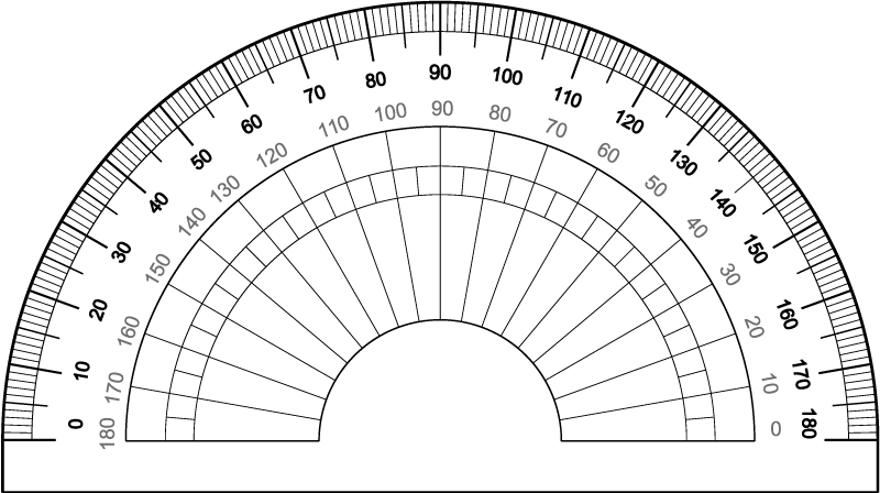Vinil autocolante cabeceira Transferidor - TenStickers