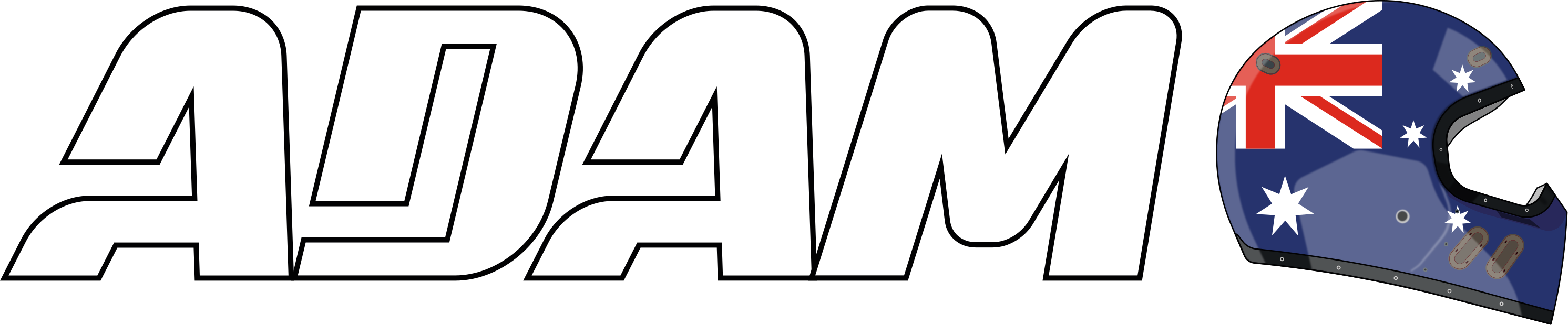 Flag and name motorcycle stickers TenStickers