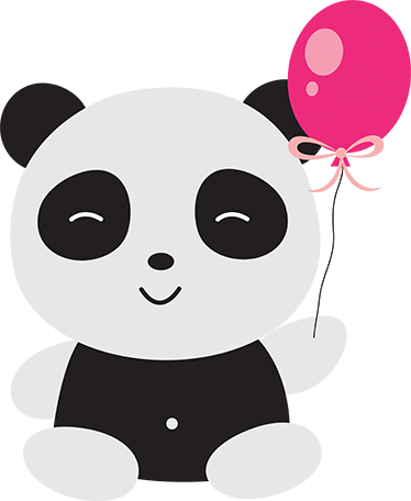 Adesivo Desenhos animados grandes personalizados da panda