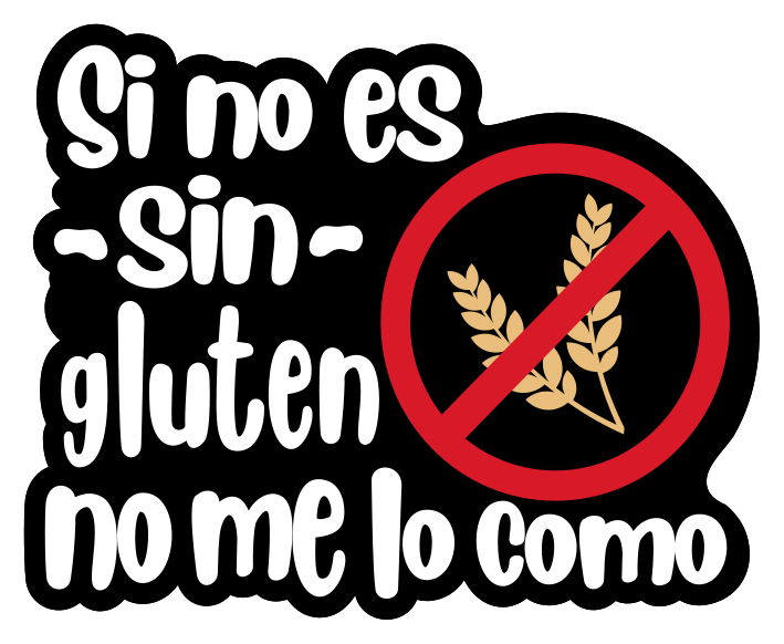 Vinilo decorativo de comida sin gluten - TenVinilo