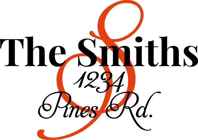 Custom initial and name mailbox sticker - TenStickers