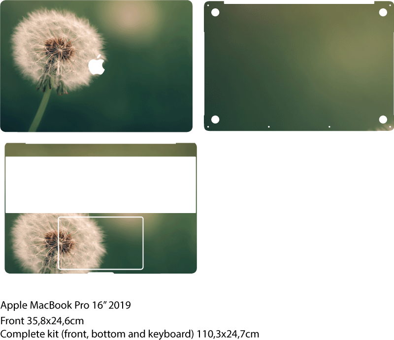 Pegatina para notebook diente leon - TenVinilo