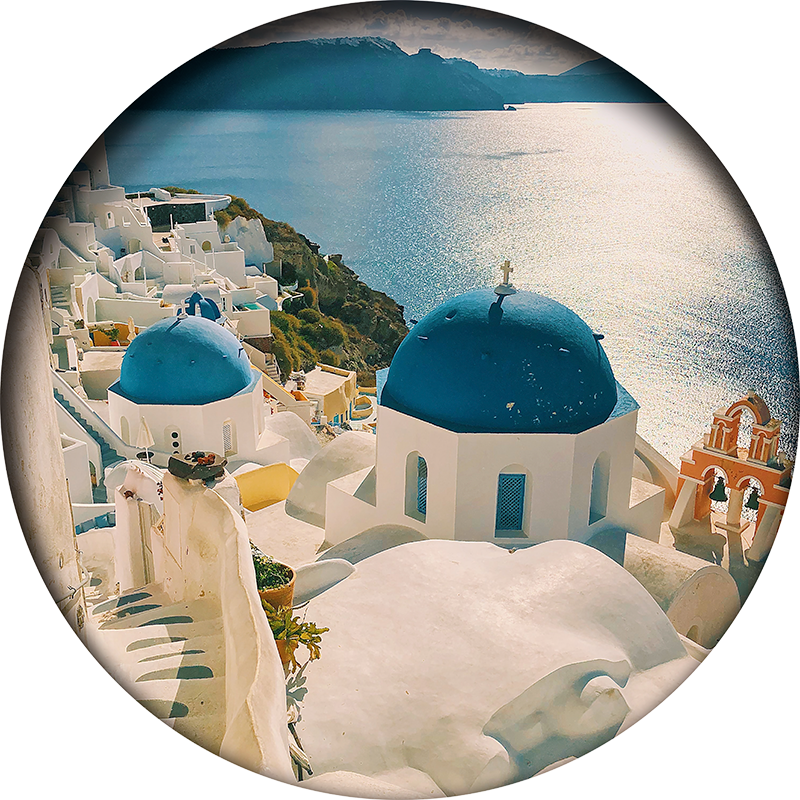 Vinilo para pared Santorini - TenVinilo