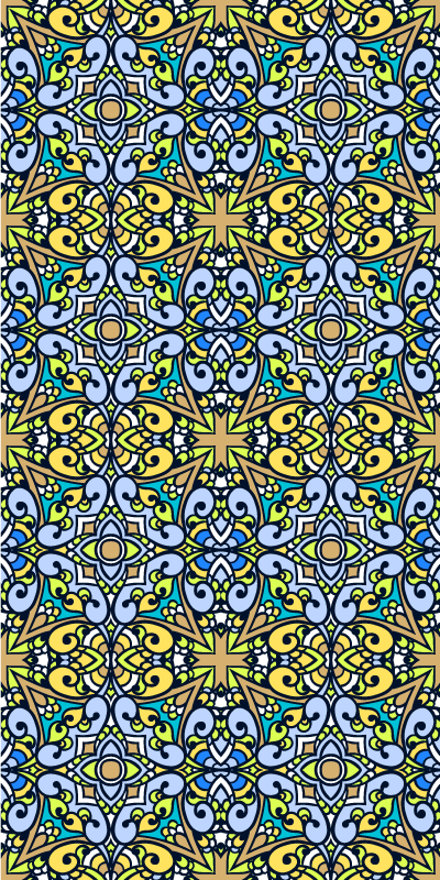 Vinilo para ventana de vitral decorativo - TenVinilo