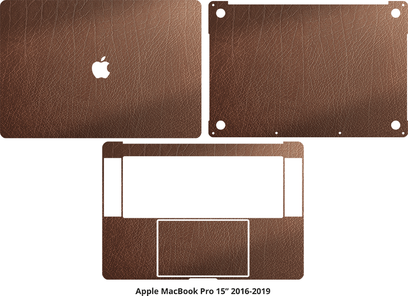 Pegatina Macbook textura cuero marroquinería - TenVinilo