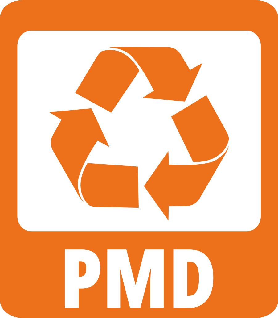 Afval sticker ,et logo PMD - TenStickers