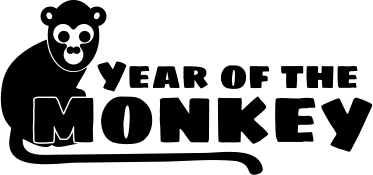 Year of the Monkey Celebrate wall sticker - TenStickers