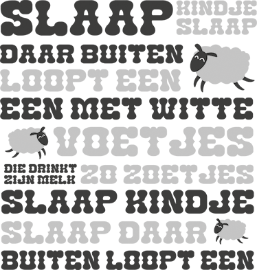 Slaap kindje slaap tekst sticker - TenStickers