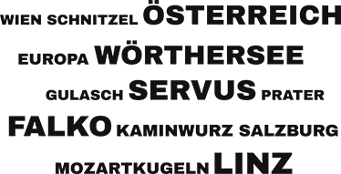 Wandtattoo Wörter Österreich - TenStickers