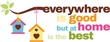 Home is Best Decorative Wall Sticker - TenStickers