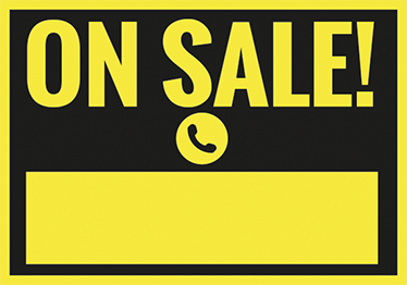 On Sale Raam en Muursticker - TenStickers