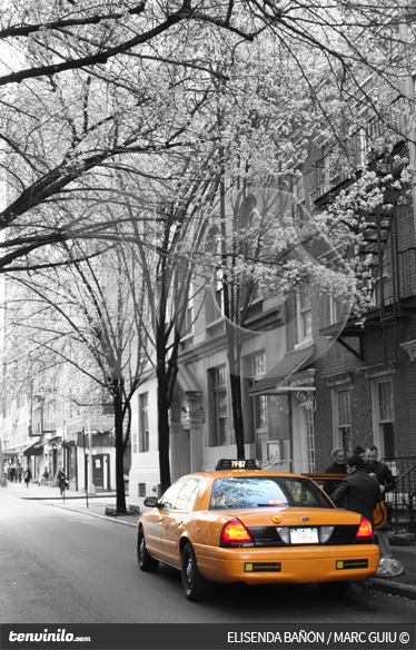 Vinilo taxi en Nueva York - TenVinilo