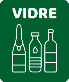 Vinilo catalán reciclaje cubell vidre - TenVinilo