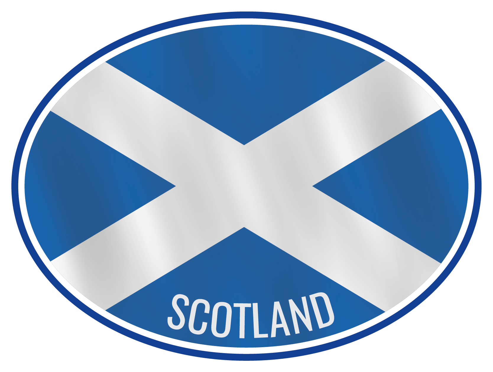Scotland flag car sticker - TenStickers