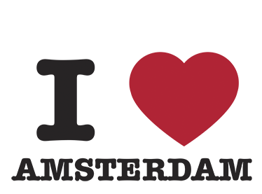 moederlijk Raad dichters I Love Amsterdam Wall Sticker - TenStickers