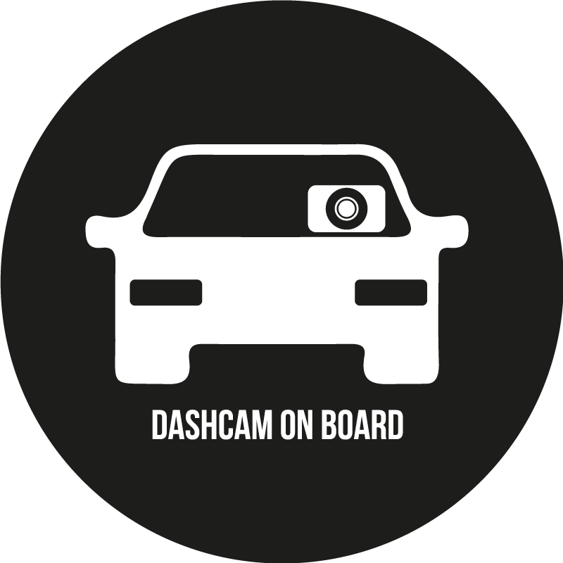 Decoratie stickers auto camera dashboard - TenStickers