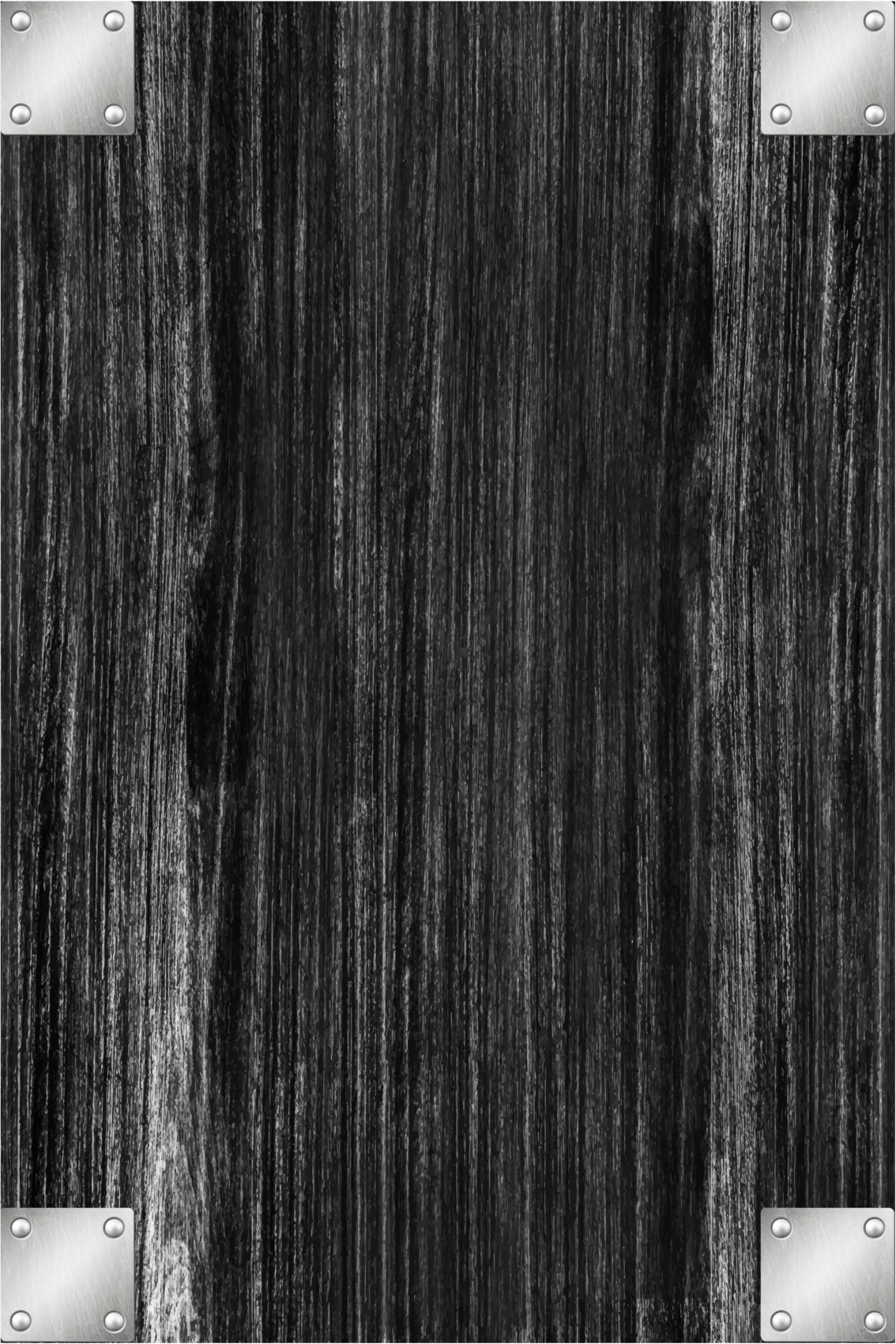 Meubel sticker zwart roestvrij staal - TenStickers