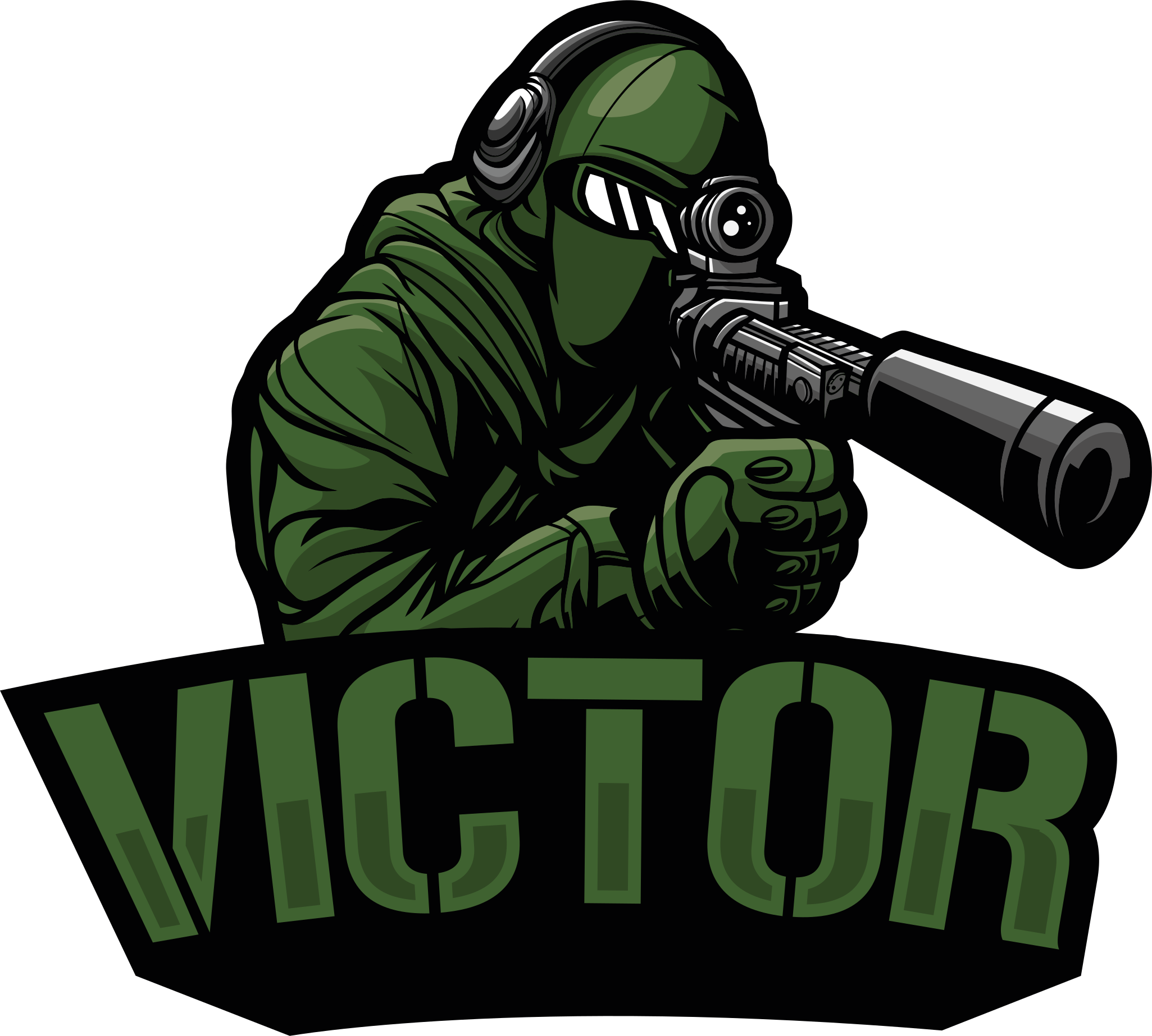 Vinilo de francotirador personalizable - TenVinilo