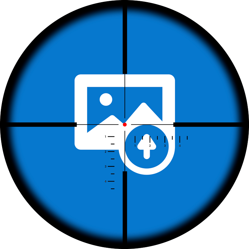 Vinilo pared mirilla de francotirador - TenVinilo