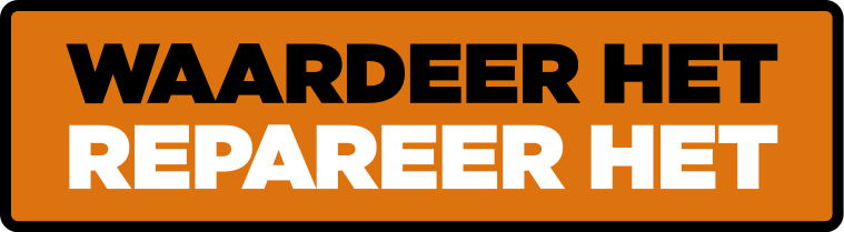 Autosticker waardeer het repareer het - TenStickers