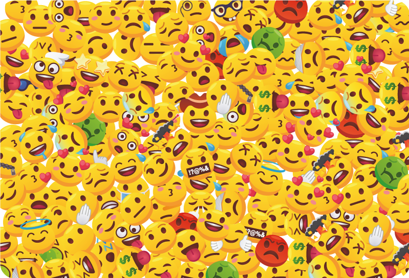 Emojis laptop bomb sticker - TenStickers