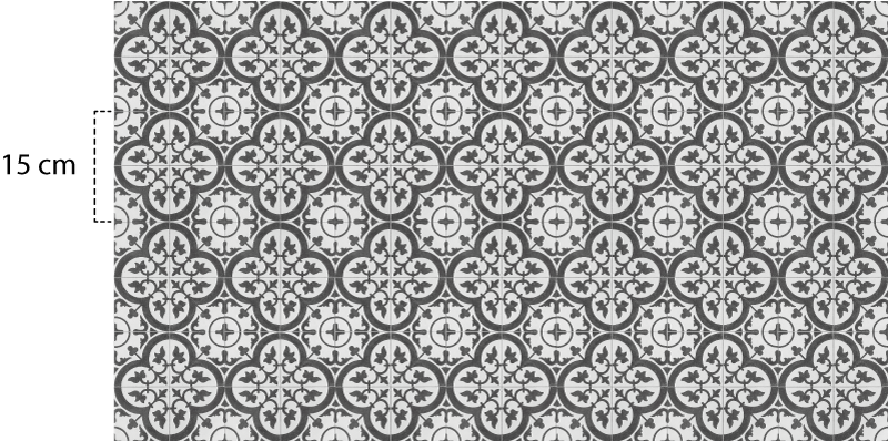 Sticker Motif carrelage marocain - TenStickers