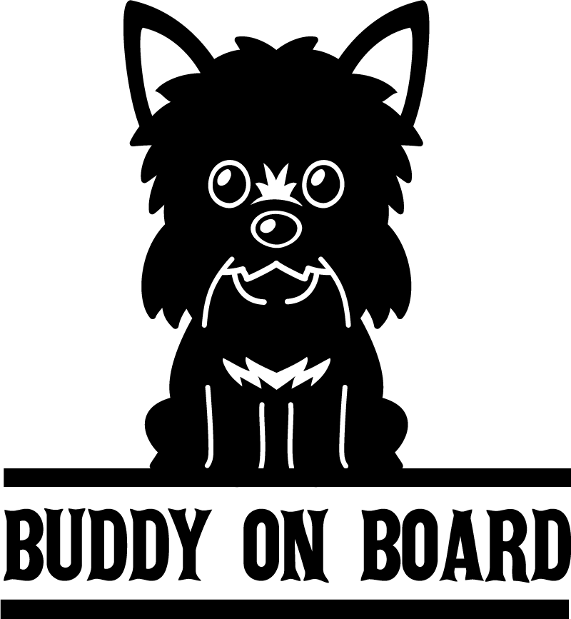 Yorkshire on Board car window sticker TenStickers