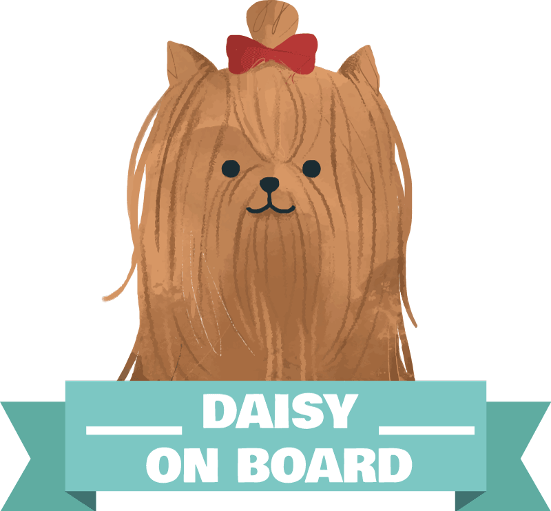 Yorkshire Bow on board car sticker - TenStickers