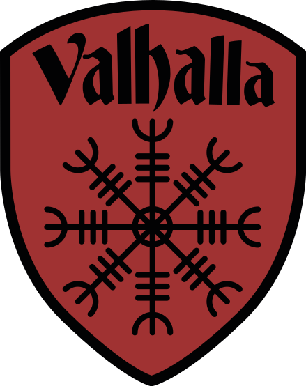 Valhalla shield car sticker - TenStickers