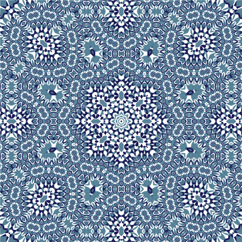 Mosaic Mandala kitchen tile sticker - TenStickers