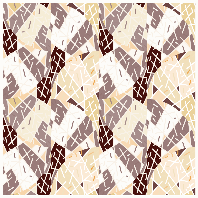 Geometrical abstract ktichen tile sticker - TenStickers