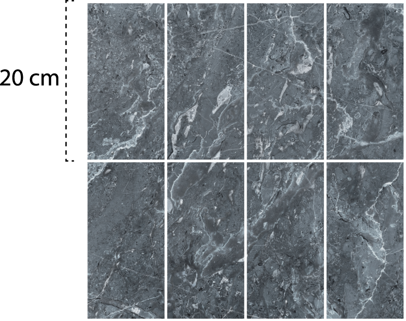 Tegelstickers grijze marmer - TenStickers