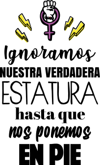 Vinilo decorativo frase feminista igualdad - TenVinilo