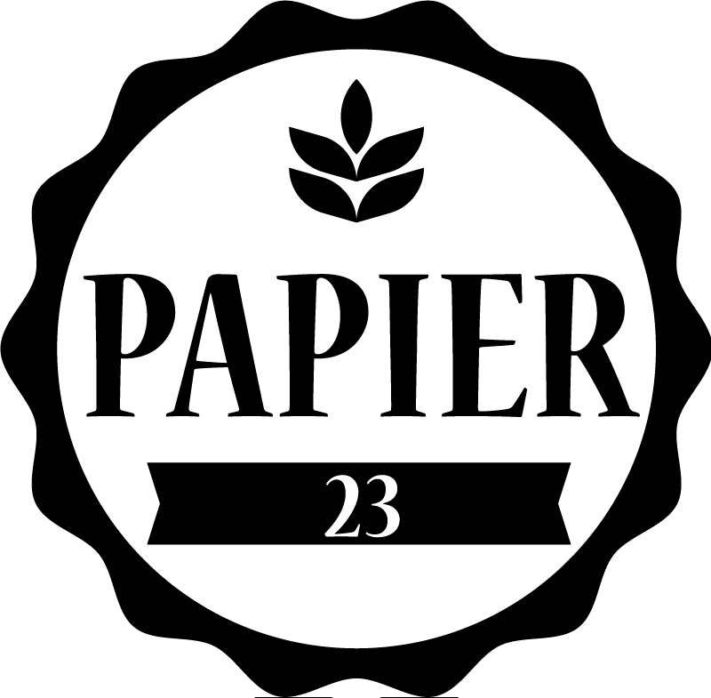 papiercontainer Vuilnisbak sticker - TenStickers