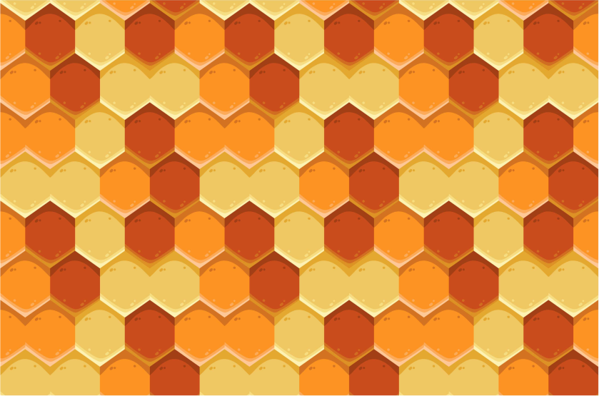 Vinilo adhesivo para mueble hexágonos - TenVinilo