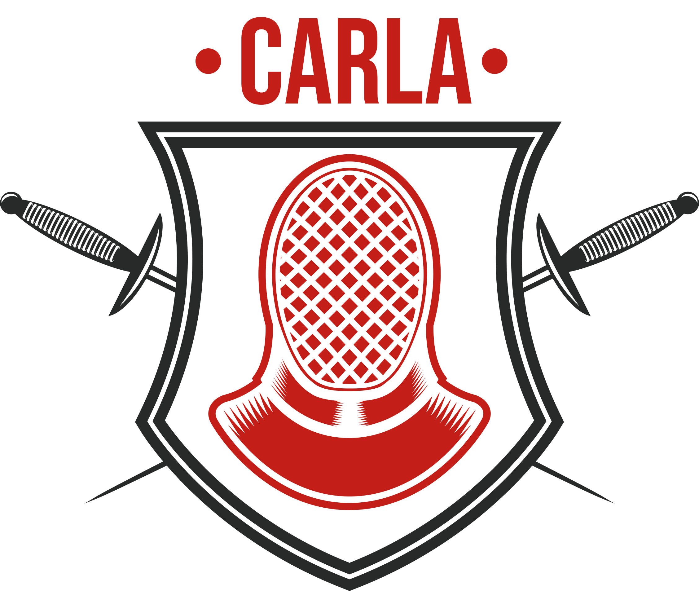 Sticker symbole escrime personnalisable - TenStickers