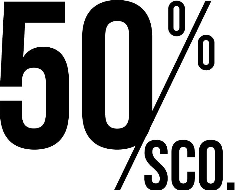 Adesivo per vetri per saldi con numero - TenStickers