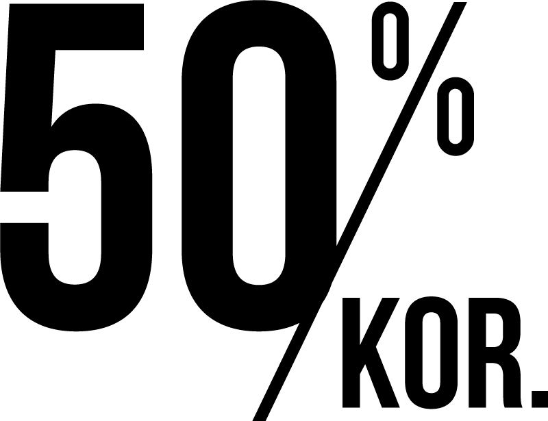 Symbool etallage sticker grote korting - TenStickers